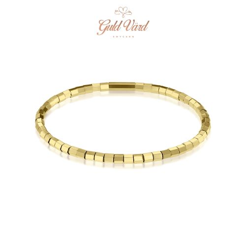 Ett elastisk armband i 18K gult guld